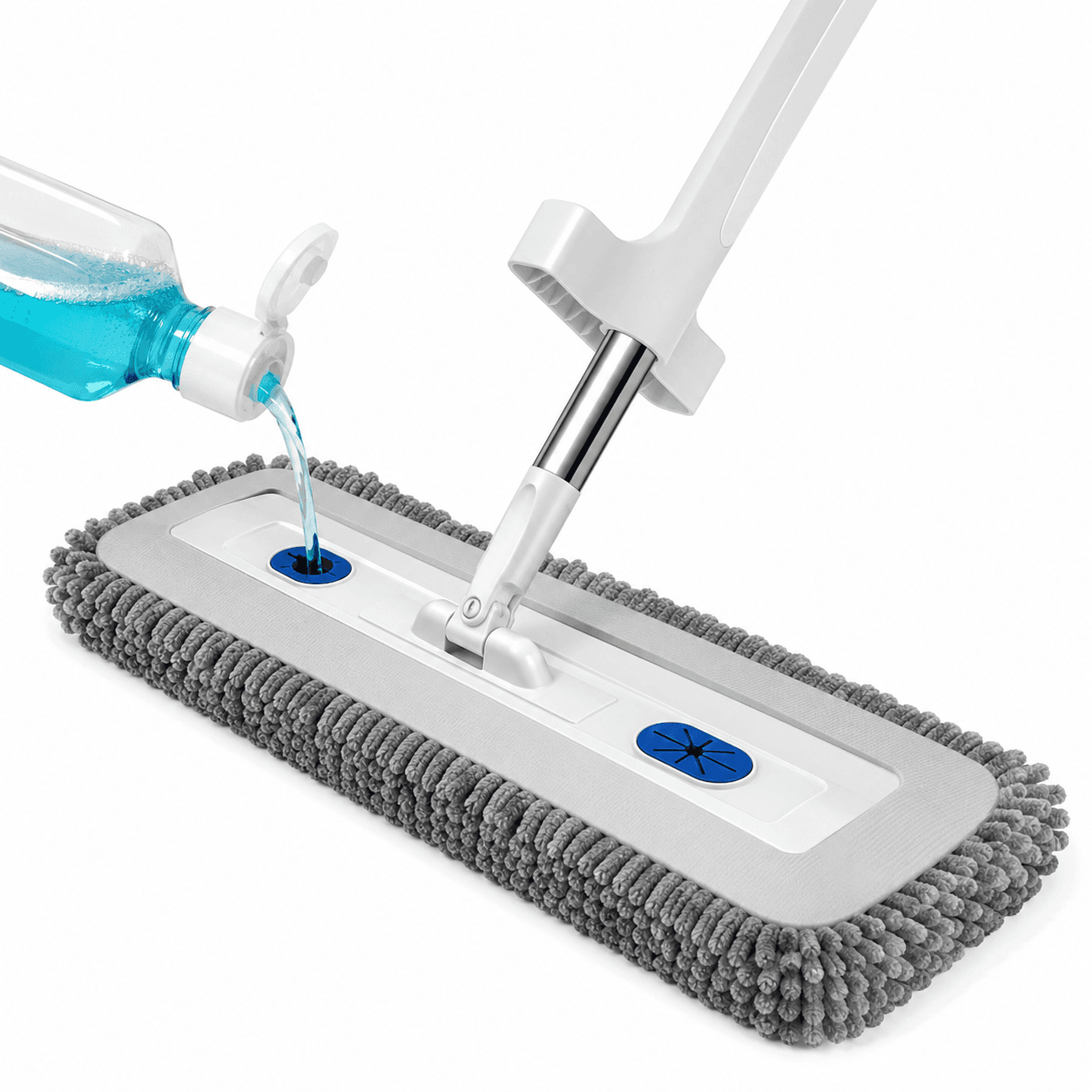 Built-in cleaner tank