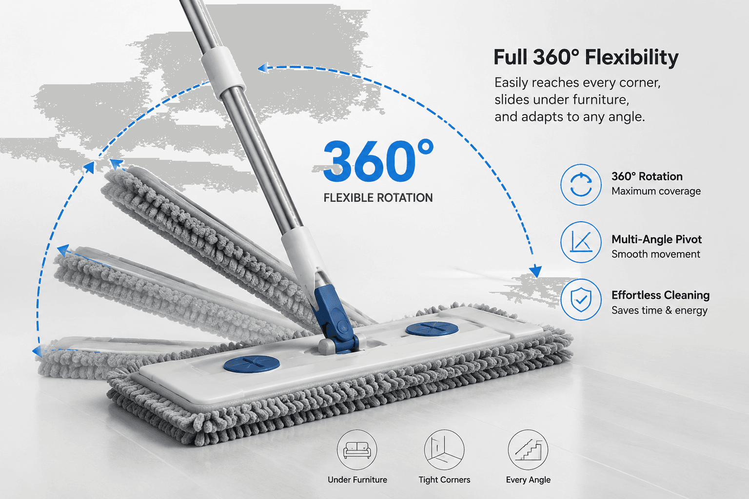 360° Microfiber Floor Mop