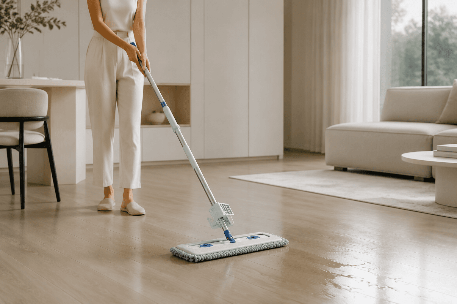 Clean home floor